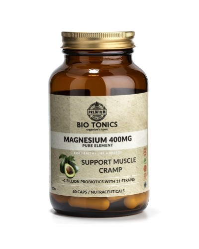 BIO TONICS MAGNESIUM 400mg 60Veg caps