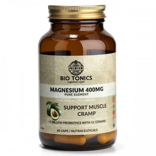 BIO TONICS MAGNESIUM 400mg 60Veg caps