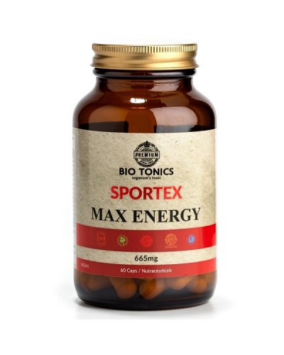 BIO TONICS SPORTEX MAX ENERGY 665mg 60Veg caps