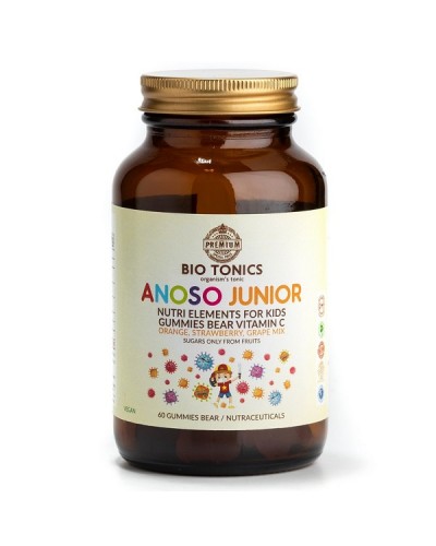 BIO TONICS ANOSO JUNIOR VITAMIN C 60mg 60 Gummies Bear