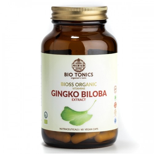 BIO TONICS GINGKO BILOBA EXTRACT 120mg 60Veg caps