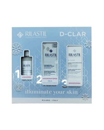 RILASTIL PROMO D-CLAR CONCENTRATED MICROPEELING 30ml & DEPIGMENT CONCENTRATED DROPS 30ml & DEPIGMENTING CREAM 15ml