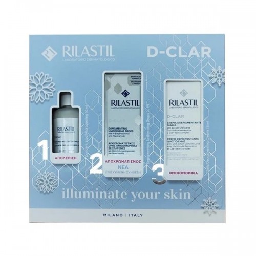 RILASTIL PROMO D-CLAR CONCENTRATED MICROPEELING 30ml & DEPIGMENT CONCENTRATED DROPS 30ml & DEPIGMENTING CREAM 15ml