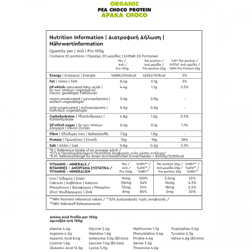 BIOLOGOS ΒΙΟΛΟΓΙΚΗ ΠΡΩΤΕΪΝΗ ΑΡΑΚΑ COCO 500g