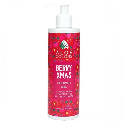 ALOE+COLORS SHOWER GEL BERRY XMAS 250ml