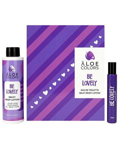 ALOE+COLORS PROMO BE LOVELY EAU DE TOILETTE 10ml & MILKY BODY LOTION 150ml