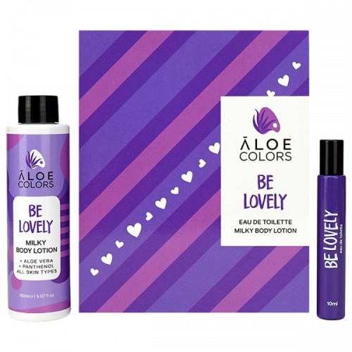 ALOE+COLORS PROMO BE LOVELY EAU DE TOILETTE 10ml & MILKY BODY LOTION 150ml