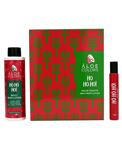 ALOE+COLORS PROMO HO HO HO EAU DE TOILETTE 10ml & MILKY BODY LOTION 150ml