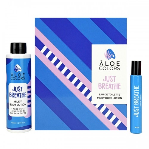 ALOE+COLORS PROMO JUST BREATHE EAU DE TOILETTE 10ml & MILKY BODY LOTION 150ml