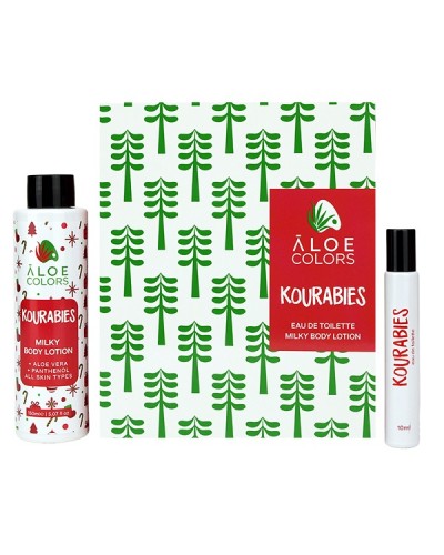 ALOE+COLORS PROMO KOURABIES EAU DE TOILETTE 10ml & MILKY BODY LOTION 150ml