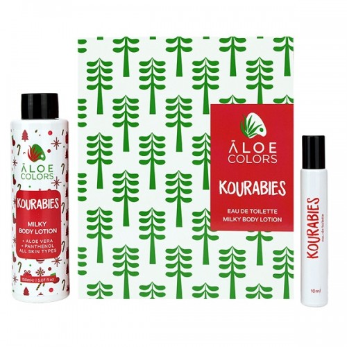 ALOE+COLORS PROMO KOURABIES EAU DE TOILETTE 10ml & MILKY BODY LOTION 150ml