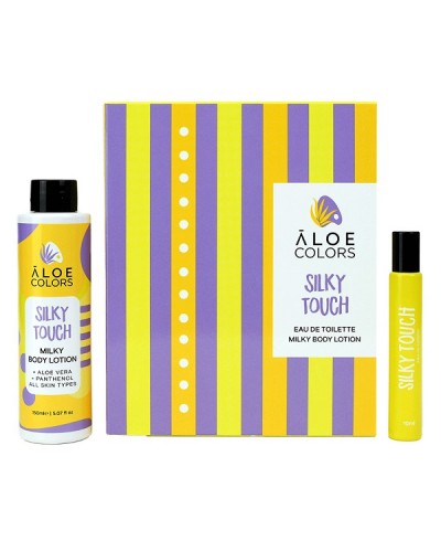 ALOE+COLORS PROMO SILKY TOUCH EAU DE TOILETTE 10ml & MILKY BODY LOTION 150ml