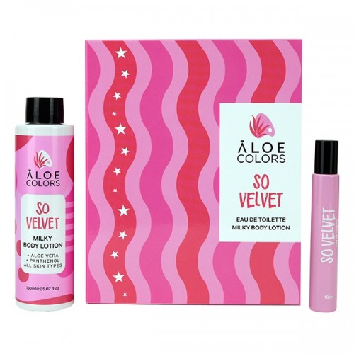 ALOE+COLORS PROMO SO VELVET EAU DE TOILETTE 10ml & MILKY BODY LOTION 150ml