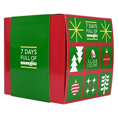 ALOE+COLORS PROMO ADVENT CALENDAR 7 DAYS FULL OF MAGIC ΗΜΕΡΟΛΟΓΙΟ ΑΝΤΙΣΤΡΟΦΗΣ ΜΕΤΡΗΣΗΣ 7τμχ