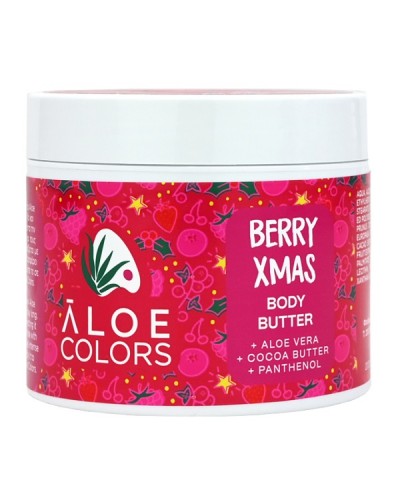 ALOE+COLORS BODY BUTTER BERRY XMAS 200ml