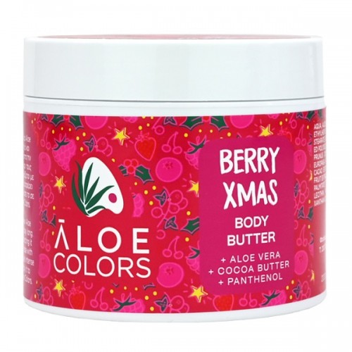 ALOE+COLORS BODY BUTTER BERRY XMAS 200ml