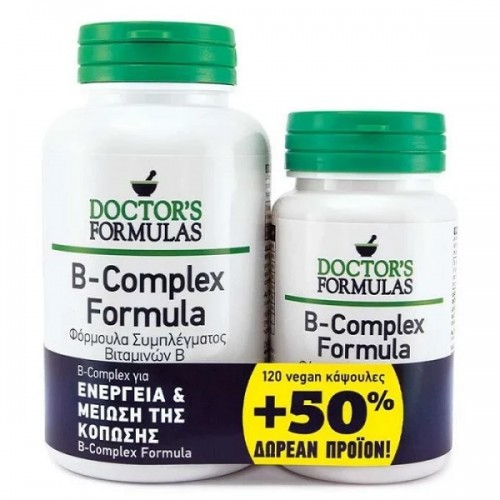 DOCTORS FORMULAS PROMO B-COMPLEX FORMULA 120caps + ΔΩΡΟ 60caps 