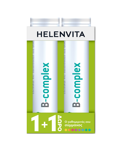 HELENVITA PROMO VITAMIN B COMPLEX 2 x 20 αναβράζοντα δισκία (1+1 ΔΩΡΟ)