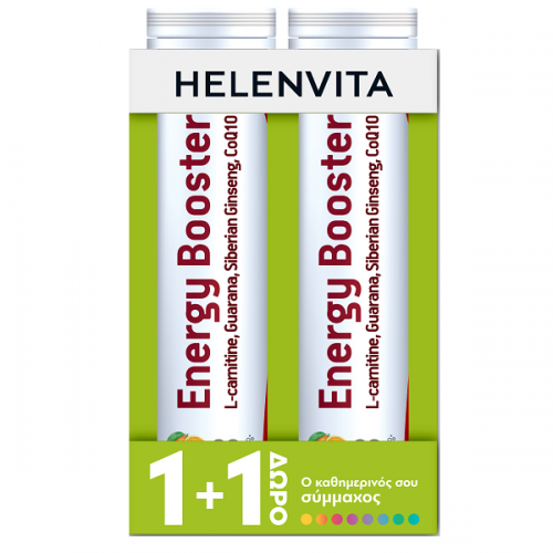 HELENVITA PROMO ENERGY BOOSTER 2 x 20 αναβράζοντα δισκία (1+1 ΔΩΡΟ)