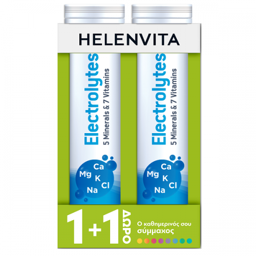 HELENVITA PROMO ELECTROLYTES 2 x 20 αναβράζοντα δισκία (1+1 ΔΩΡΟ)