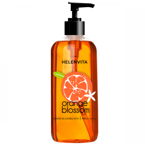 HELENVITA SHOWER GEL & BUBBLE BATH ORANGE BLOSSOM 490ml