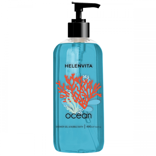 HELENVITA SHOWER GEL & BUBBLE BATH OCEAN 490ml