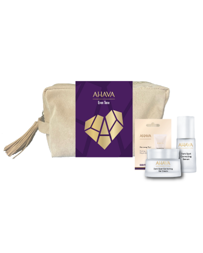 AHAVA PROMO EVEN TONE DARK SPOT CORRECTING GEL CREAM 50ml & SERUM 30ml & FACIAL RENEWING PEEL 8ml