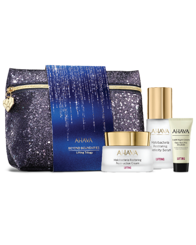 AHAVA PROMO LIFTING TRILOGY HALOBACTERIA CREAM 50ml & SERUM 30ml & UPLIFT NIGHT CREAM 15ml