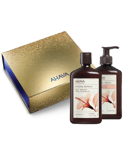 AHAVA PROMO MINERAL BOTANIC CREAM WASH 500ml & BODY LOTION 500ml