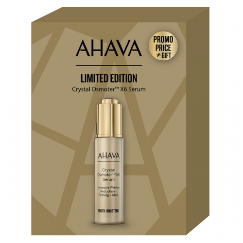 AHAVA PROMO CRYSTAL OMOSTER X6 SERUM 30ml & ΔΩΡΟ UPLIFT NIGHT CREAM 15ml