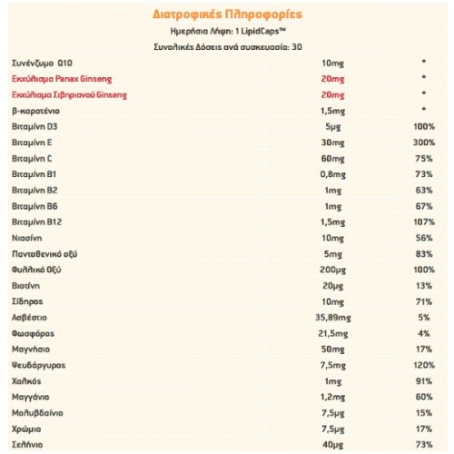 VITAL PLUS Q10 EFFERVESCENT 30 eff.tabs