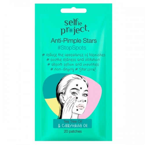 SELFIE PROJECT ANTI-PIMPLES PATCHES STARS 20τμχ