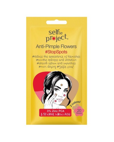 SELFIE PROJECT ANTI-PIMPLES PATCHES FLOWERS 20τμχ