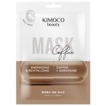 KIMOCO BEAUTY ENERGIZING & REVITALIZING FACE SHEET MASK WITH COFFEE & ADENOSINE 23ml