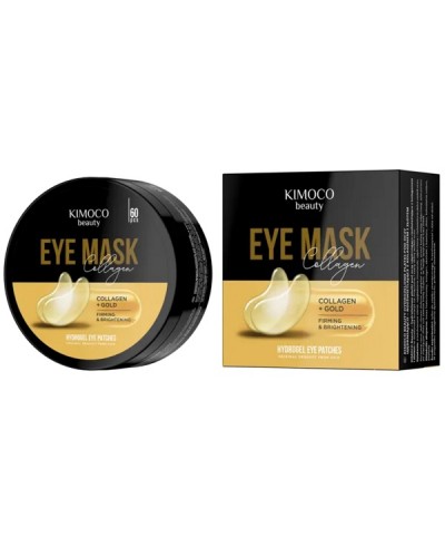 KIMOCO BEAUTY EYE MASK COLLAGEN & GOLD HYDROGEL EYE PATCHES 60τμχ