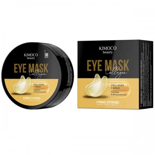 KIMOCO BEAUTY EYE MASK COLLAGEN & GOLD HYDROGEL EYE PATCHES 60τμχ