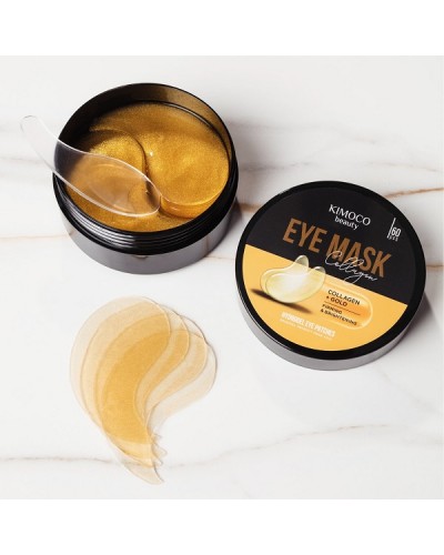 KIMOCO BEAUTY EYE MASK COLLAGEN & GOLD HYDROGEL EYE PATCHES 60τμχ