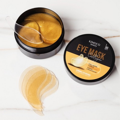 KIMOCO BEAUTY EYE MASK COLLAGEN & GOLD HYDROGEL EYE PATCHES 60τμχ