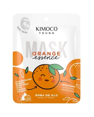 KIMOCO YOUNG CONCENTRATED ESSENCE SHEET MASK WITH ORANGE EXTRACT 25ml