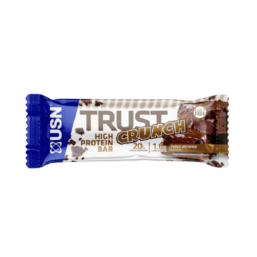 USN TRUST CRUNCH PROTEIN BAR 60g FUDGE BROWNIE 