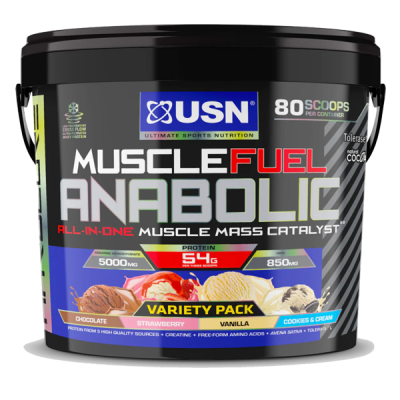 USN MUSCLE FUEL ANABOLIC 4kg VARIETY PACK