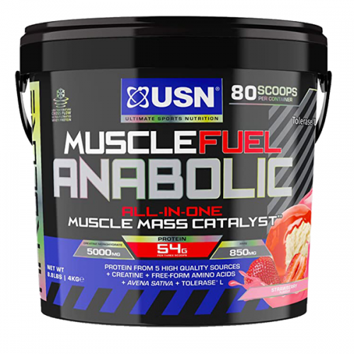 USN MUSCLE FUEL ANABOLIC 4kg STRAWBERRY