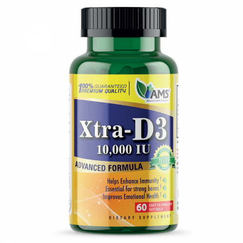 AMS VITAMIN XTRA D3 10000IU 60SOFTGELS