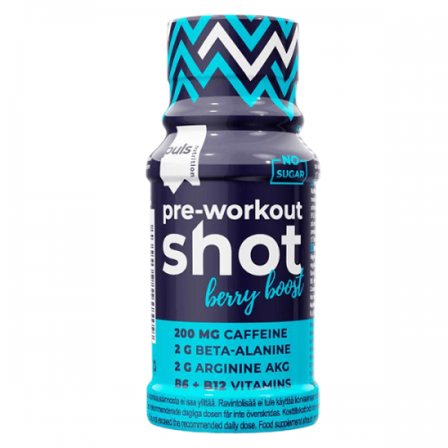 PULS NUTRITION PRE-WORKOUT SHOT BERRY BOOST 60ml