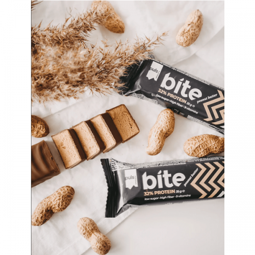 PULS NUTRITION BITE PROTEIN BAR PEANUT BUTTER 35g