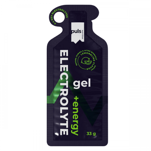 PULS NUTRITION ELECTROLYTE +ENERGY GEL LEMON LIME 33g