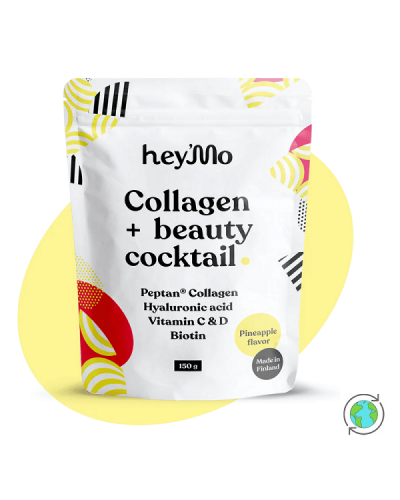HEY’MO COLLAGEN+BEAUTY COCKTAIL POWDER PINEAPPLE 150g