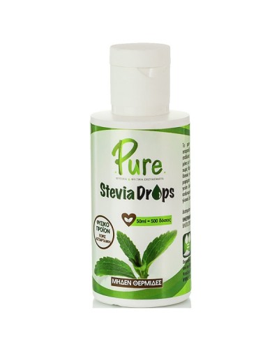 PURE STEVIA DROPS ΦΥΣΙΚΗ 50ml