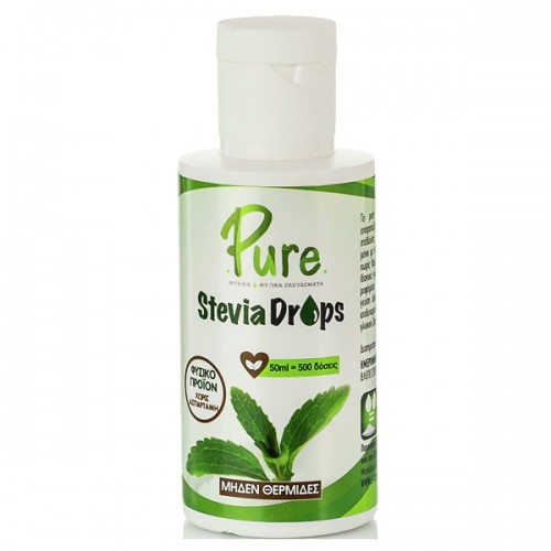 PURE STEVIA DROPS ΦΥΣΙΚΗ 50ml