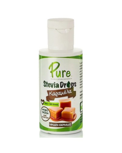 PURE STEVIA DROPS ΚΑΡΑΜΕΛΑ 50ml